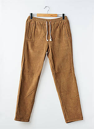 Pantalon droit stretch taille normale marron IRON AND RESIN homme