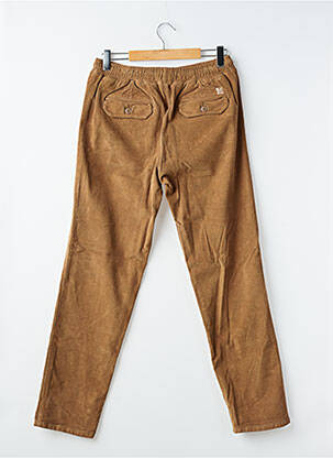 Pantalon droit stretch taille normale marron IRON AND RESIN homme
