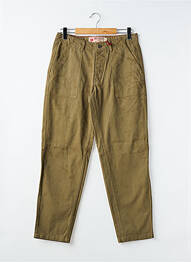Pantalon droit taille normale taille normale vert IRON AND RESIN homme
