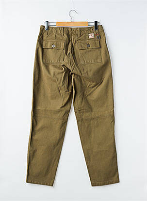 Pantalon droit taille normale taille normale vert IRON AND RESIN homme