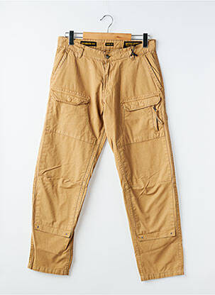 Pantalon cargo poches taille normale marron DAYTONA homme