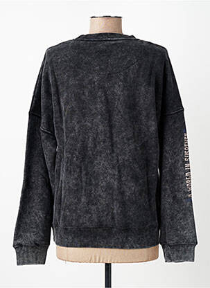 Sweat-shirt stretch manches longues noir ROSE GARDEN femme