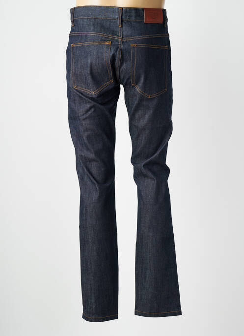 Jeans coupe droite fermeture zippée sous rabat boutonné taille normale bleu DAYTONA homme