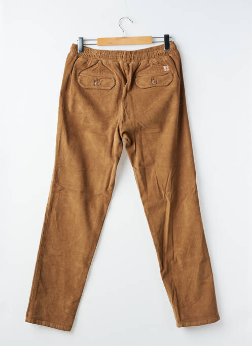 Pantalon droit tissage velours taille normale marron IRON AND RESIN homme