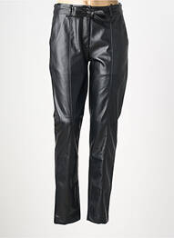Pantalon slim taille normale taille normale noir JULIE GUERLANDE femme