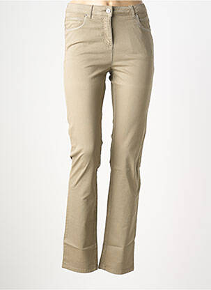 Pantalon slim stretch taille normale vert DIANE LAURY femme