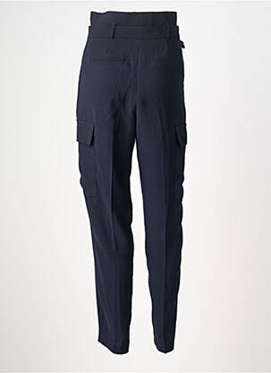 Pantalon slim poches bleu MORGAN femme