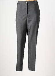 Pantalon droit stretch gris JULIE GUERLANDE femme