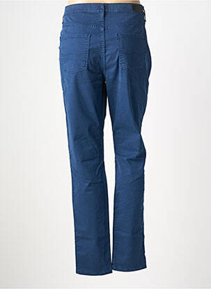 Pantalon droit stretch taille normale bleu LCDN femme