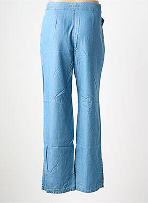 Pantalon large tissage popeline taille normale bleu LCDN femme