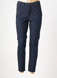Pantalon slim stretch taille normale bleu LCDN femme