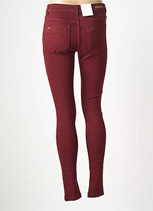 Pantalon slim stretch taille normale rouge B.YOUNG femme