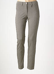 Pantalon slim stretch taille normale marron LCDN femme