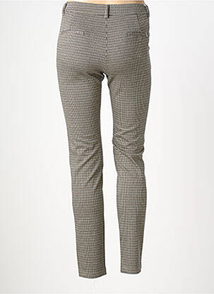 Pantalon slim stretch taille normale marron LCDN femme
