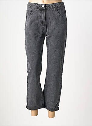 Jeans coupe droite taille normale taille normale gris MORGAN femme