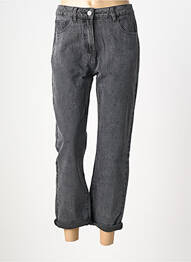 Jeans coupe droite taille normale taille normale gris MORGAN femme
