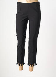 Pantalon 7/8 stretch taille normale noir STARK femme