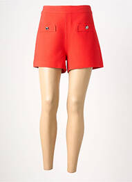 Short taille normale taille normale rouge MORGAN femme