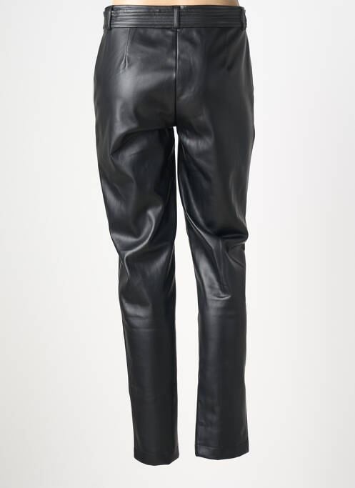 Pantalon slim taille normale taille normale noir JULIE GUERLANDE femme