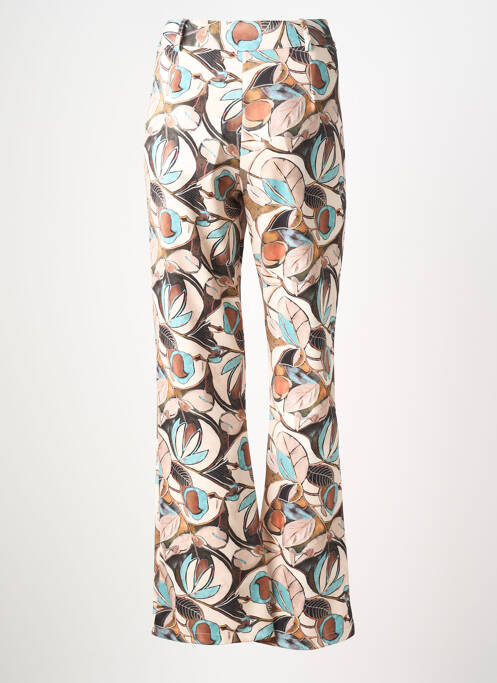 Pantalon droit stretch taille normale beige EGO femme