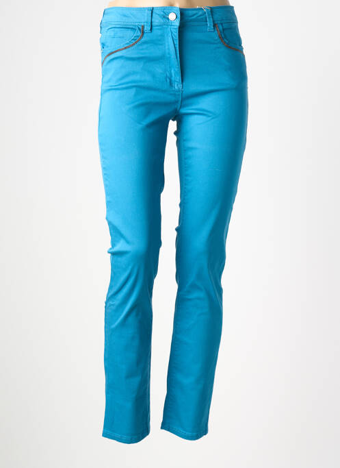 Pantalon slim stretch taille normale bleu DIANE LAURY femme