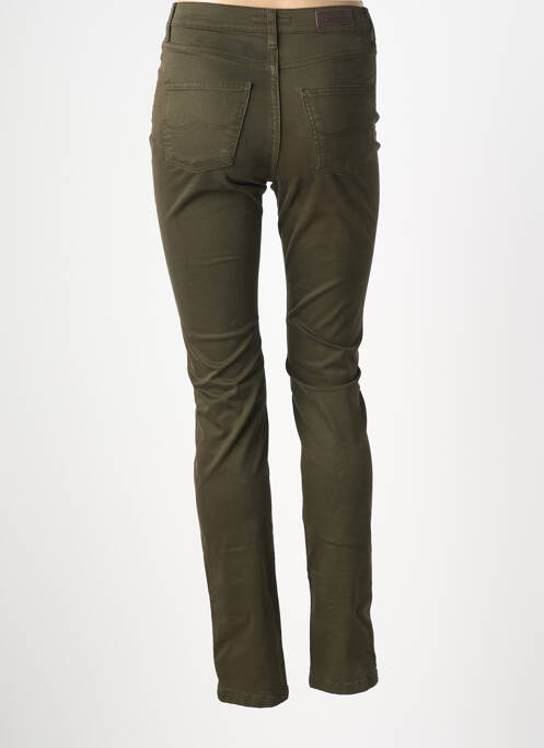 Pantalon slim stretch taille normale vert LCDN femme