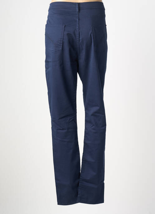 Pantalon droit stretch taille normale bleu IMPAQT femme
