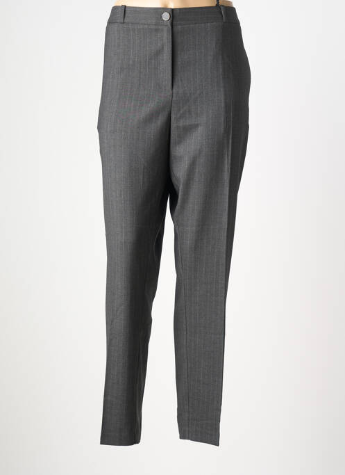 Pantalon droit stretch gris JULIE GUERLANDE femme