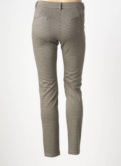 Pantalon slim stretch taille normale marron LCDN femme