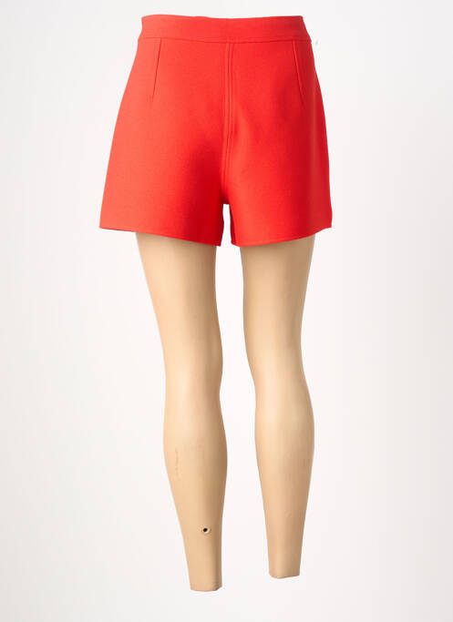 Short taille normale taille normale rouge MORGAN femme