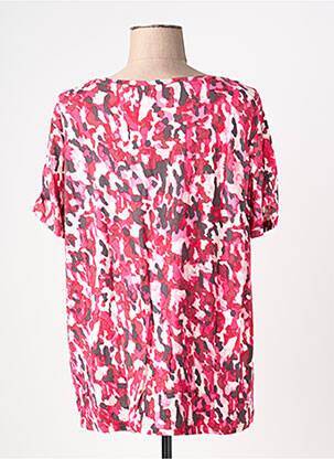 T-shirt stretch manches courtes rose JENSEN femme