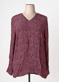 Blouse manches longues manches longues rouge CISO femme