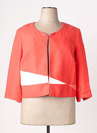 Veste chic col v rouge DIANE LAURY femme