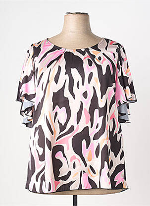 Blouse manches courtes manches courtes orange SPG WOMAN femme