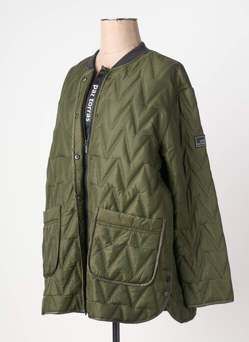 Doudoune poches sans capuche vert PAZ TORRAS femme