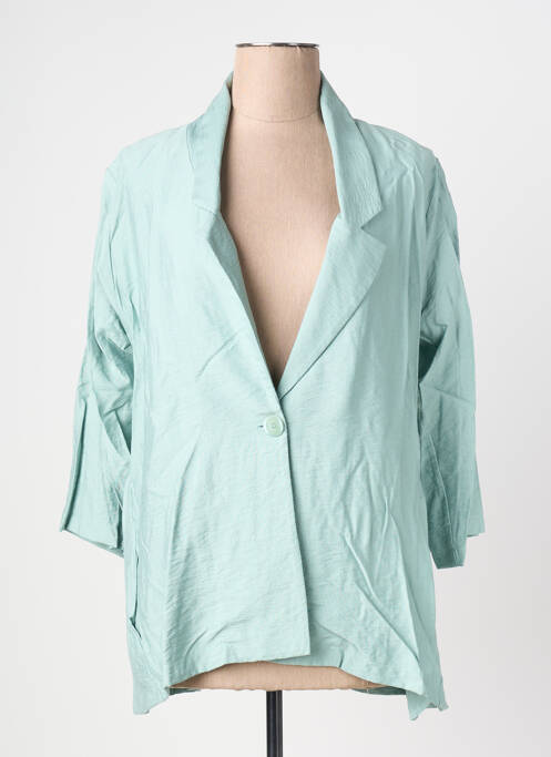 Blazer coupe cintrée vert FRANCK ANNA femme