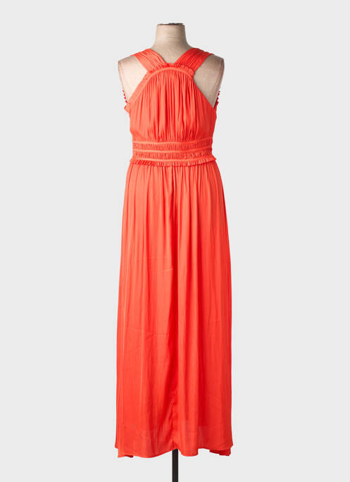 Robe longue sans manche sans manche orange MD'M femme