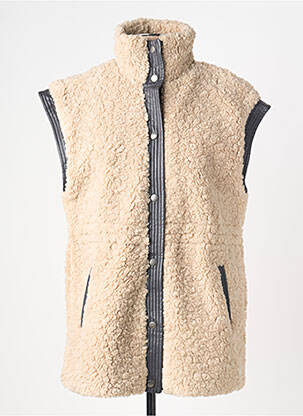 Gilet sans manche doublure beige B.YOUNG femme