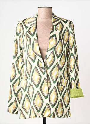 Blazer coupe cintrée vert SURKANA femme
