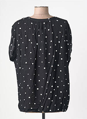 Blouse manches courtes manches courtes noir SURKANA femme