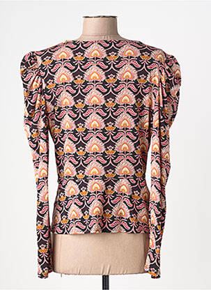 Top coupe cintrée manches longues noir MORGAN femme
