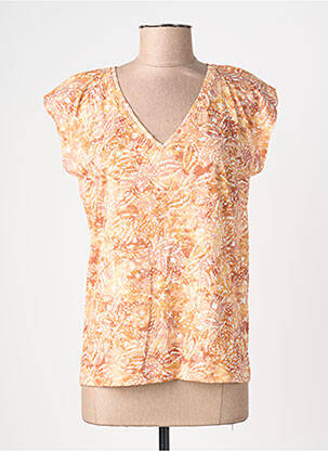 T-shirt imprimé fantaisie manches courtes orange LOLA ESPELETA femme
