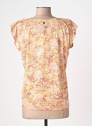 T-shirt imprimé fantaisie manches courtes orange LOLA ESPELETA femme