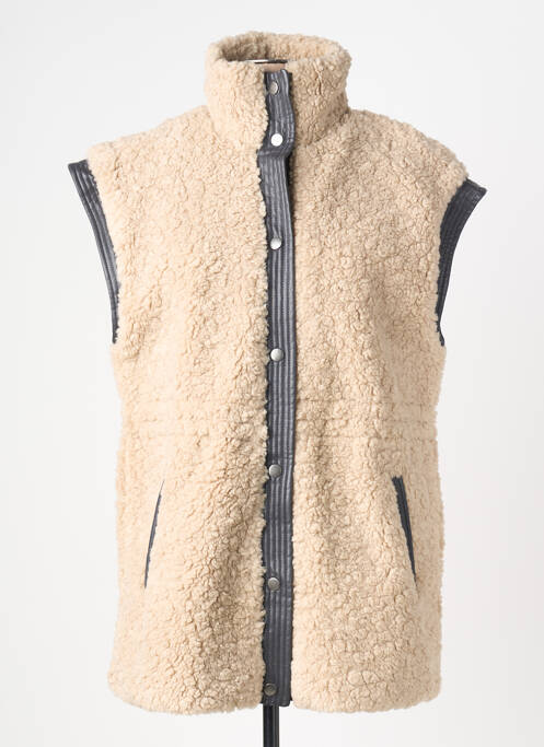 Gilet sans manche poches beige B.YOUNG femme