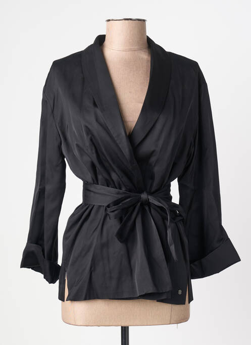 Blazer col châle noir SURKANA femme