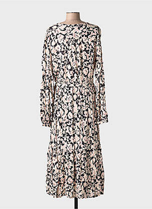 Robe longue manches longues manches longues noir C'EST BEAU LA VIE femme