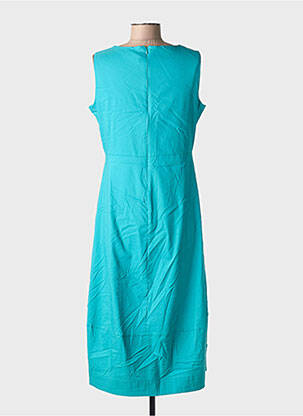 Robe mi-longue sans manche sans manche bleu DOLCEZZA femme
