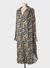Robe longue manches longues manches longues beige LOLA ESPELETA femme