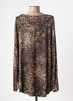 T-shirt manches longues manches longues marron CISO femme