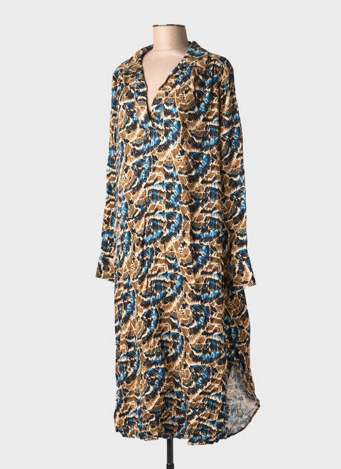 Robe longue manches longues manches longues beige LOLA ESPELETA femme